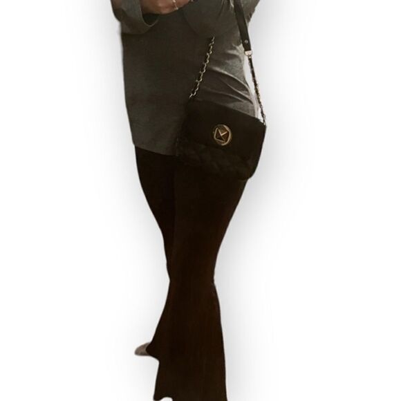 Kate Spade Gold Coast Black Leather Charlize Bag - Picture 13 of 16